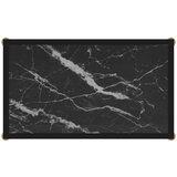  Konzolna mizica črna 60x35x75 cm kaljeno steklo, (20818311) | Shoptok.si