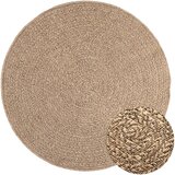 vidaXL Tepih ZIZUR 120 cm s izgledom jute unutarnji i vanjski Cijene