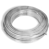  Mrežna ograja s stebrički pocinkano jeklo 25x1,25 m srebrna, (20982918) | Shoptok.si