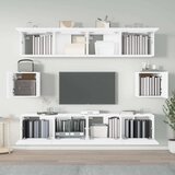  6-dijelni set TV ormarića bijeli od konstruiranog drva | shoptok.hr
