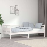  Dnevna postelja bela trdna borovina 90x200 cm, (20723582) Cene