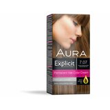 Aura boja za kosu explicit 7.07 prirodno smeđe p Cene