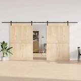  Gornja vodilica za klizna vrata 427 cm čelični crni | shoptok.hr