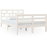  Posteljni okvir bel iz borovine 120x200 cm, (20647316) | Shoptok.si