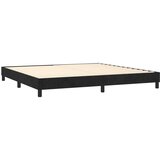  Box spring postelja z vzmetnico črna 200x200 cm žamet, (20792018) | Shoptok.si