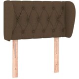  Vzglavje z ušesi temno rjavo 83x23x78/88 cm blago, (20735002) | Shoptok.si