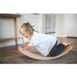 MeowBaby Siva/prirodna ploča za ravnotežu od borovine 80x30x18 cm Montessori - | shoptok.hr