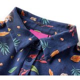  Dječja haljina s dugim rukavima modra 104 | shoptok.hr