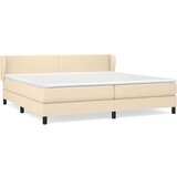  S oprugama i madracem krem 200 x 200 cm od tkanine | shoptok.hr