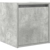  Stenska nočna omarica betonsko siva 38x34x40 cm | Shoptok.si