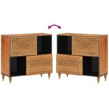 vidaXL Stranska omarica 80x33x75 cm trden mangov les | Shoptok.si