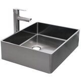 Master Umivaonik nadgradni 48x37x13cm s baterijom SUS304 D4837HS-B crni u