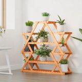  Stalak za cvijeće 110 x 25 x 105 cm od masivne jelovine | shoptok.hr