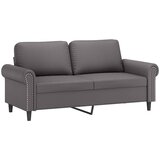  Dvosjed od tkanine siva 140 cm od umjetne kože | shoptok.hr