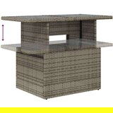  Vrtna garnitura - 8-dijelni set vrtnih sofa od poliratana s jastucima sivi bagrem - Siva sa spremištem 1 | shoptok.hr