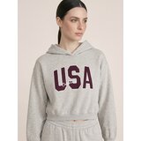 Sinsay Majica s kapuljačom s natpisom USA | shoptok.hr