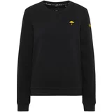 Schmuddelwedda Sweater majica žuta / crna / bijela