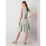 RUE PARIS Dress-328-SK-5074.76-pistachio | Shoptok.si