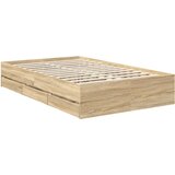  Okvir za krevet s ladicama Sonoma hrast 120 x 190 cm | shoptok.hr