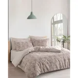 Brown Brown Single XXL Quilt Cover Set (DE)