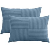  Presvlaka za jastuk 2 pcs ALMELO Plava 50 x 75 cm Kord | shoptok.hr