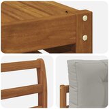  Set vanjskih sofa 8 kom. Prirodna i svijetlo siva | shoptok.hr