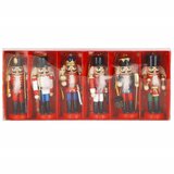  Božićna dekoracija - figurice Orašar, 8 cm, 6 komada | shoptok.hr