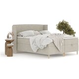 Maison de Rêve Svetlo siva boxspring postelja s prostorom za shranjevanje 160x200 cm Monpelli – | Shoptok.si