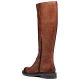 Geox Usnjeni elegantni škornji D SERILDA ženski, rjava barva, D46WYA 00043 C6002 | Shoptok.si