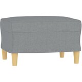 The Living Store Stolček za noge svetlo siv 60x50x41 cm blago - Stolček Za Noge, (21419775) | Shoptok.si