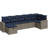  7-dijelni set vrtnih sofa sivi od poliratana | shoptok.hr