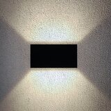  Brilagi - LED spoljašnje zidno svetlo DOUBLE CUBE LED/12W/230V crna IP65 | Eponuda.com