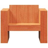 vidaXL Vrtna sofa voštano smeđa 79 x 60 x 62 cm od masivne borovine | shoptok.hr