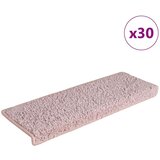 vidaXL Otirači za stepenice 30 kom 65x21x4 cm bijeli i ružičasti | shoptok.hr