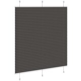 vidaXL Plisirana roleta crna 115x150 cm širina tkanine 114,4 cm | shoptok.hr