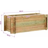  Podignuti vrt za povrće Zelena 120 x 80 x 32 cm | Eponuda.com