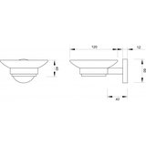 Copen Držač sapuna CONCEPT TORO keramika (C-12-05) | ePonuda.com