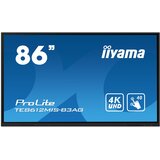 Iiyama 86" iiWare10 , Android 11, 40-Points PureTouch IR with zero bonding, 3840x2160, UHD VA panel, Metal Housing, Fan-less, Speakers 2x 16W front, VGA, HDMI 3x HDMI-out, USB-C with 65W PD (front), Audio mini-jack and Optical Out (S/PDIF), USB Touch Interf TE86 | ePonuda.com