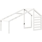  Visoki krevet s krovom bijeli 80 x 200 cm od masivne borovine | shoptok.hr