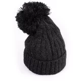 SHELOVET Winter women's hat with pompom black