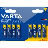 Varta alkalna baterija LR03 6+2 Longlife Power | ePonuda.com