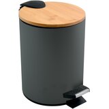 Spirella Temno siv jeklen koš za smeti s pedalom 5 l Adonis – | Shoptok.si