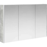  Kopalniška ogledalna omara Betonsko siva 103,5 x 15,5 x 70 cm, (5000233067) | Shoptok.si