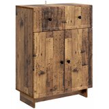 vidaXL Strani šal s predalom Star les 66 x 34,5 x 90 cm Inženirski les, (5000218059) | Shoptok.si