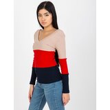 RUE PARIS Blouse-RV-BZ-8429.41P-navy-red | Shoptok.si