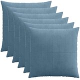  Presvlaka za jastuk 6 pcs ALMELO Plava 60 x 60 cm Kord | shoptok.hr