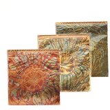 Kreul Crveno-zlatni ukrasni folijski cvjetovi 140 x 140 mm 6 kom | shoptok.hr