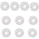 INF Komplet 10 zamenljivih krp za mop za Ecovacs in Dreame - visoko trenje White, (5000348272) Cene