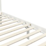  Okvir za krevet s baldahinom od borovine bijeli 100 x 200 cm | shoptok.hr