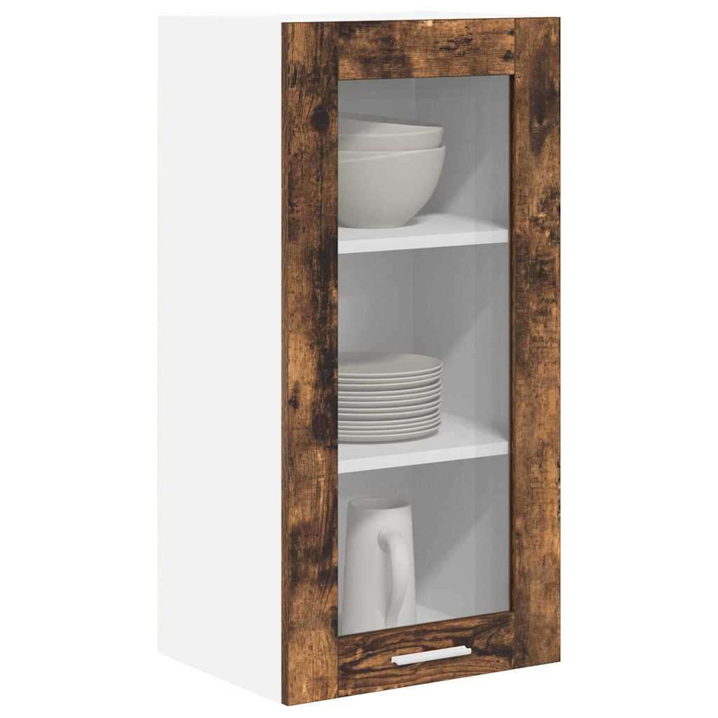 Viseći ormarić Zidne Riga 2 pcs Dimljeni hrast 40 x 31 x 80 cm | shoptok.hr